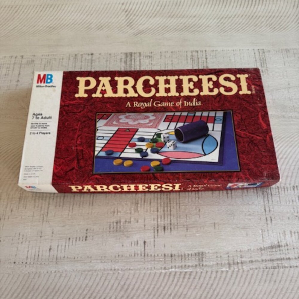 Vintage 1989 Milton Bradley Parcheesi #4037